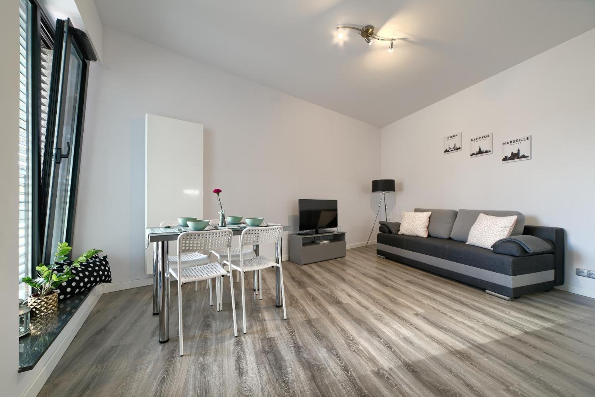 Gris Apartment Poznan Bagian luar foto